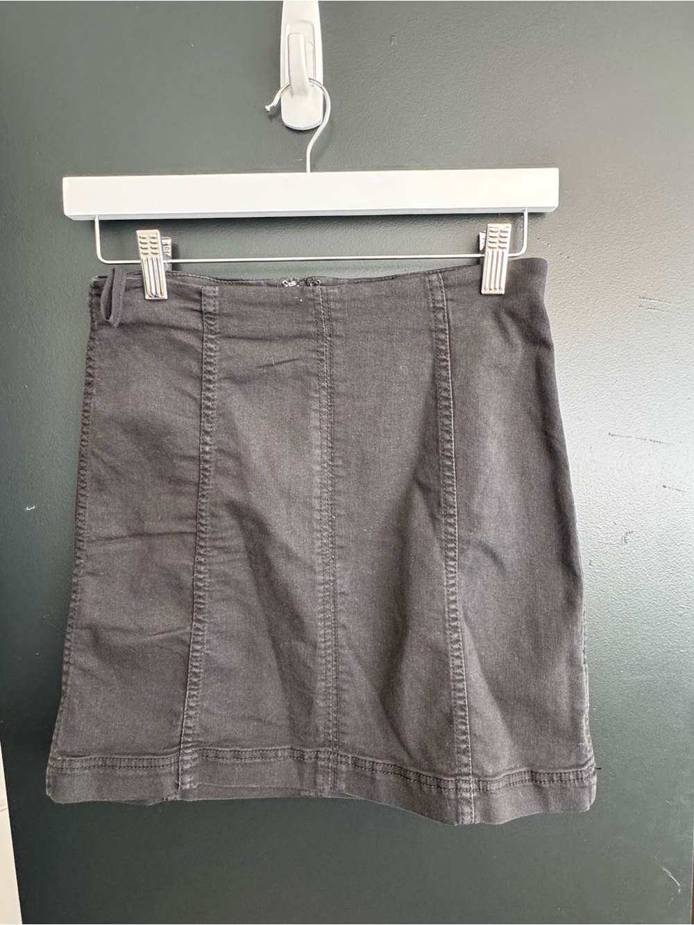 Free People Black Women's Denim Skirt 6